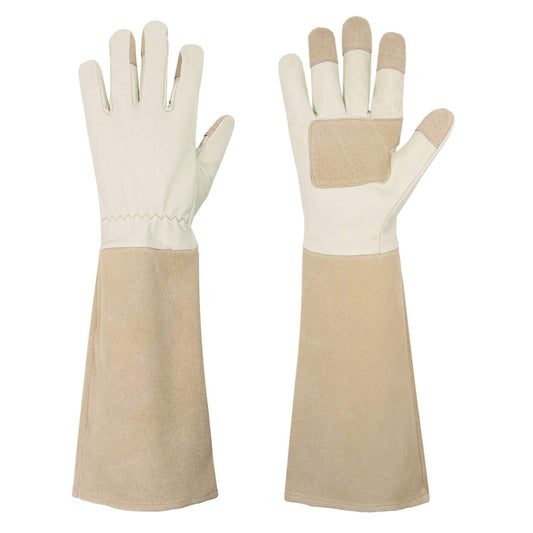 HANDLANDY Pigskin Leather Pruning Gloves for Men & Women